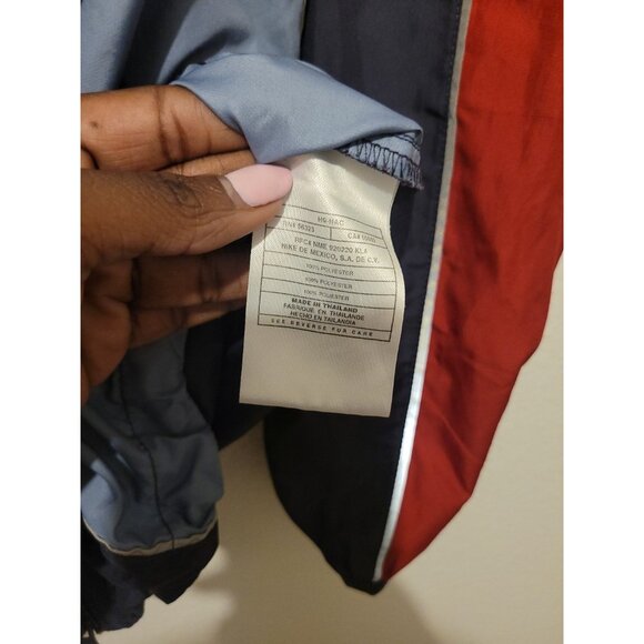 90s Nike Alpha Windbreaker Jacket Small Men Small Nike Swoosh Vented Activewear - Picture 9 of 11